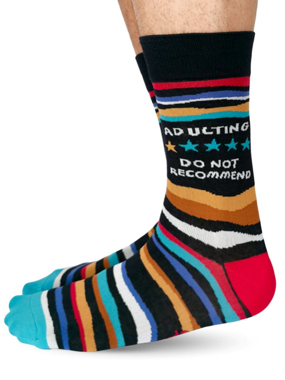 Men's Uptown Sox Sock NWT - Do Not Recommend Adulting Socks